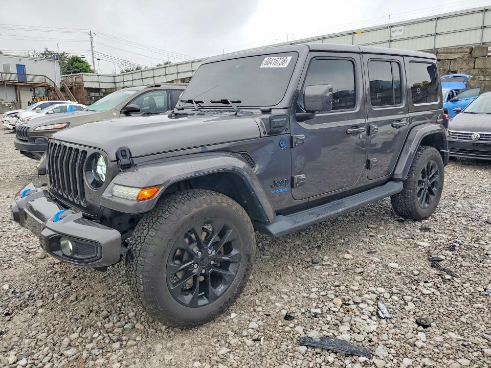 2021 Jeep Wrangler unlimited VIN 1C4JJXP64MW762142 COPART salvage auction — MINOR DENT/SCRATCHES, Oh - Cert Of Title-Rebuilt Salvage, sold $16,200 on 2026-07-17 (photo 1)