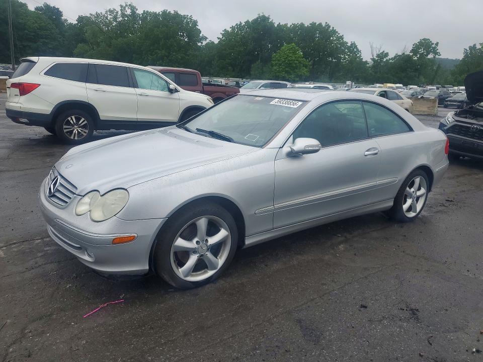 2003 Mercedes-benz Clk-class VIN WDBTJ65J33F047036 COPART salvage auction — UNDERCARRIAGE, Ny - Mv-907A Salvage Certificate, sold $425 on 2026-07-09 (photo 1)