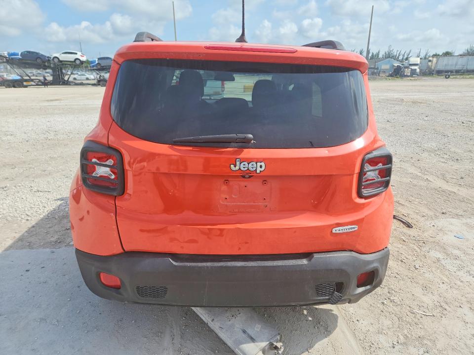 2015 Jeep Renegade VIN ZACCJABT1FPC20595 COPART salvage auction — SIDE, Salvage Title, sold $1,500 on 2026-08-13 (photo 6)