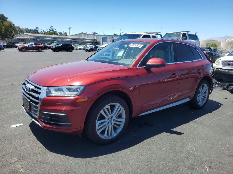2018 Audi VIN WA1BNAFY4J2165224 COPART salvage auction — REAR END, Ca - Salvage Certificate, sold $10,600 on 2026-07-15 (photo 1)