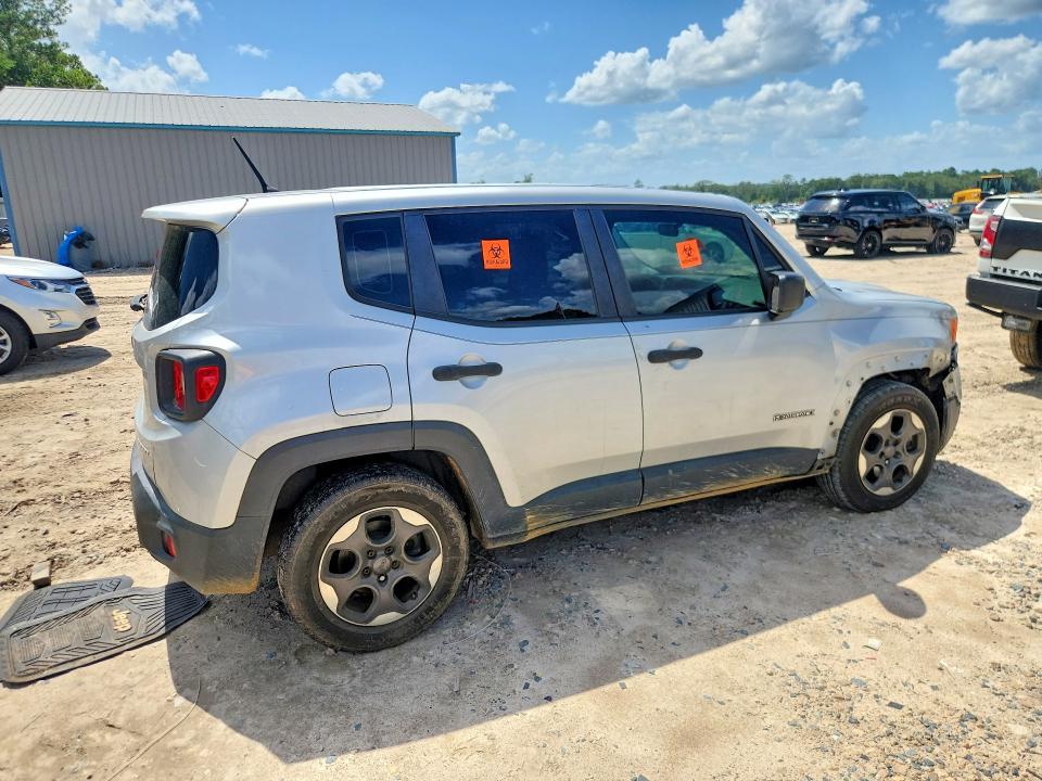 2015 Jeep Renegade VIN ZACCJAATXFPB31058 COPART salvage auction — FRONT END, Ga - Cert Of Title-Salvage, sold $625 on 2026-08-07 (photo 3)