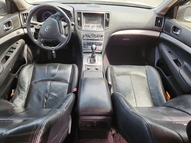 2012 Infiniti G37 VIN JN1CV6APXCM623185 COPART salvage auction — WATER/FLOOD, CA - CERT OF TITLE-SALVAGED, sold $1,200 on 2026-07-17 (photo 8)