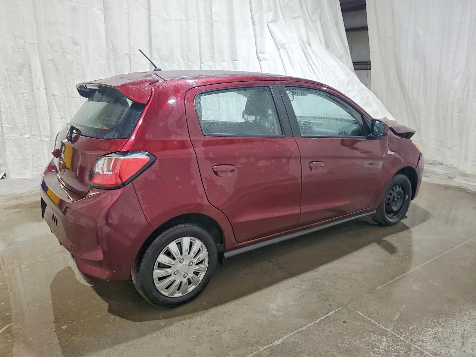 2024 Mitsubishi Mirage VIN ML32AUHJ0RH013102 COPART salvage auction — FRONT END, Il - Certificate Of Title, sold $2,000 on 2026-08-03 (photo 3)