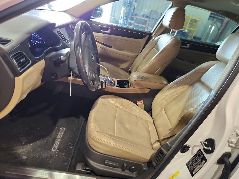 2013 Hyundai Genesis VIN KMHGC4DD1DU220915 COPART salvage auction — FRONT END, Fl - Cert Of Title Slvg Rebuildable, sold $1,950 on 2026-07-15 (photo 7)