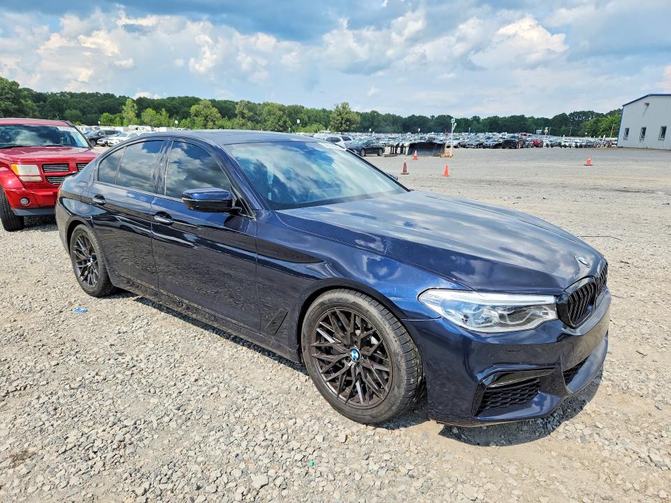 2018 BMW 5er VIN WBAJE5C58JG918580 COPART salvage auction — REAR END, Salvage Title, sold $550 on 2026-07-22 (photo 4)