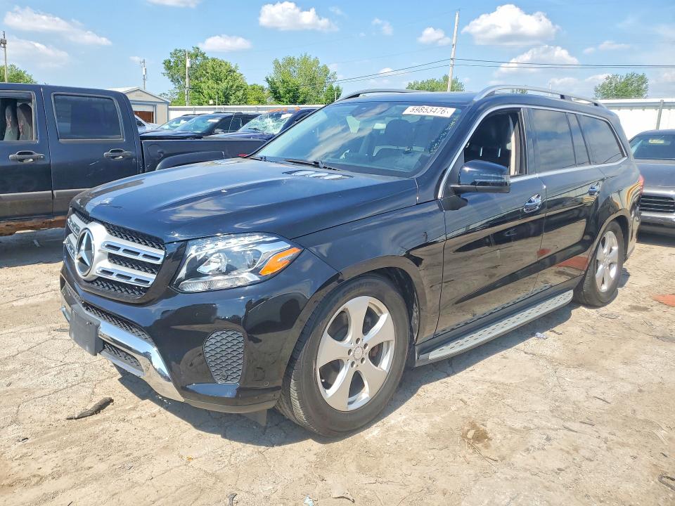 2017 Mercedes-benz Gls-klasse VIN 4JGDF6EE8HA741666 COPART salvage auction — MINOR DENT/SCRATCHES, Il - Certificate Of Title (P), sold $8,800 on 2026-07-29 (photo 1)