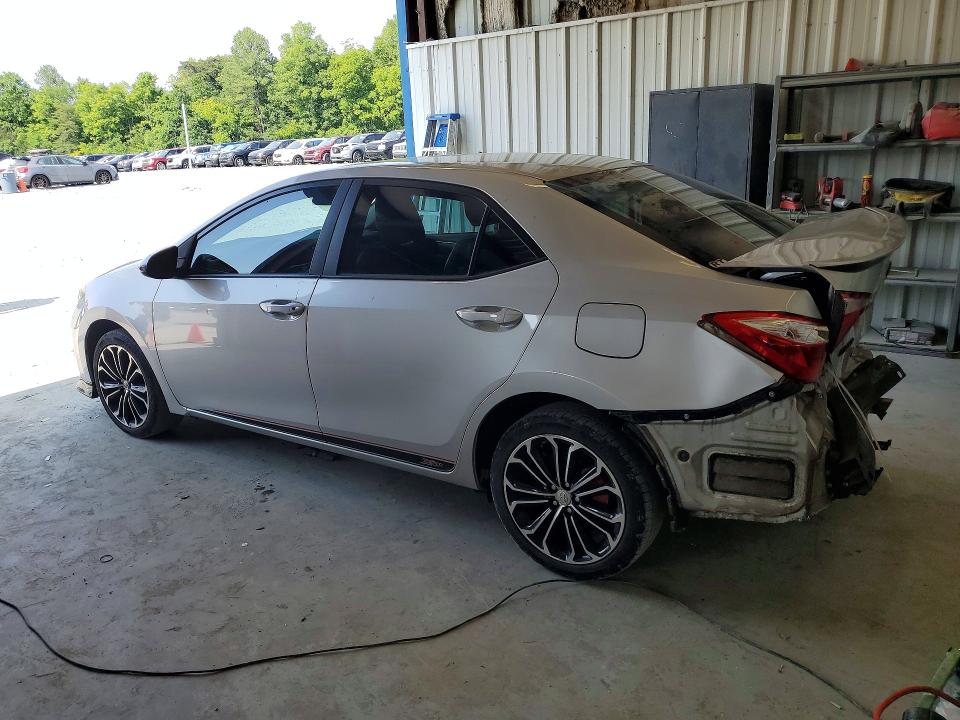 2016 Toyota Corolla VIN 5YFBURHE6GP380799 COPART salvage auction — REAR END, Nc - Salvage Certificate Of Title, sold $425 on 2026-07-29 (photo 2)