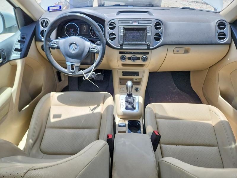 2017 Volkswagen Tiguan VIN WVGBV7AX9HK028390 COPART salvage auction — REAR END, Tx - Salvage Vehicle Title, sold $1,450 on 2026-08-06 (photo 8)