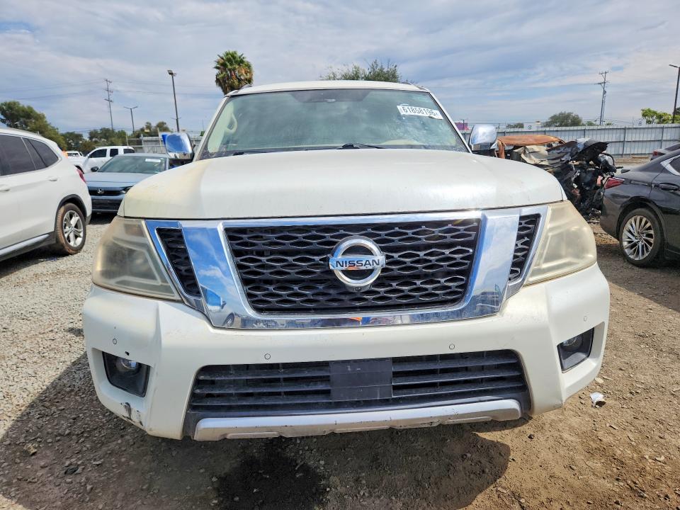 2018 Nissan Armada VIN JN8AY2NDXJ9051320 COPART salvage auction — SIDE, Az - Dis/Dlr/Exp Only Clean Title (P), sold $250 on 2026-07-31 (photo 5)