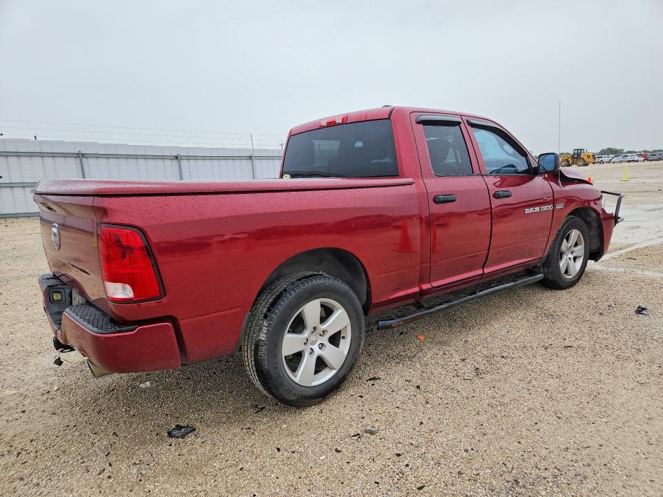 2012 Dodge Ram VIN 1C6RD6FT2CS331226 COPART salvage auction — FRONT END, Tx - Salvage Vehicle Title, sold $4,499 on 2026-08-15 (photo 3)