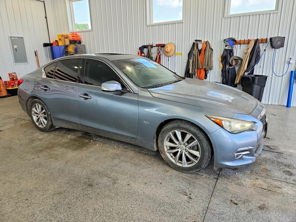 2017 Infiniti Q50 VIN JN1EV7AR6HM834200 COPART salvage auction — ROOF, Oh - Cert Of Title-Salvage, sold $2,900 on 2026-07-17 (photo 4)
