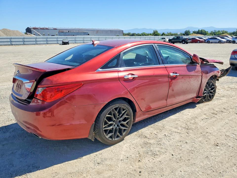 2013 Hyundai Sonata VIN 5NPEC4AC0DH712272 COPART salvage auction — FRONT END, CA - SALVAGE CERTIFICATE, sold $60 on 2026-07-24 (photo 3)