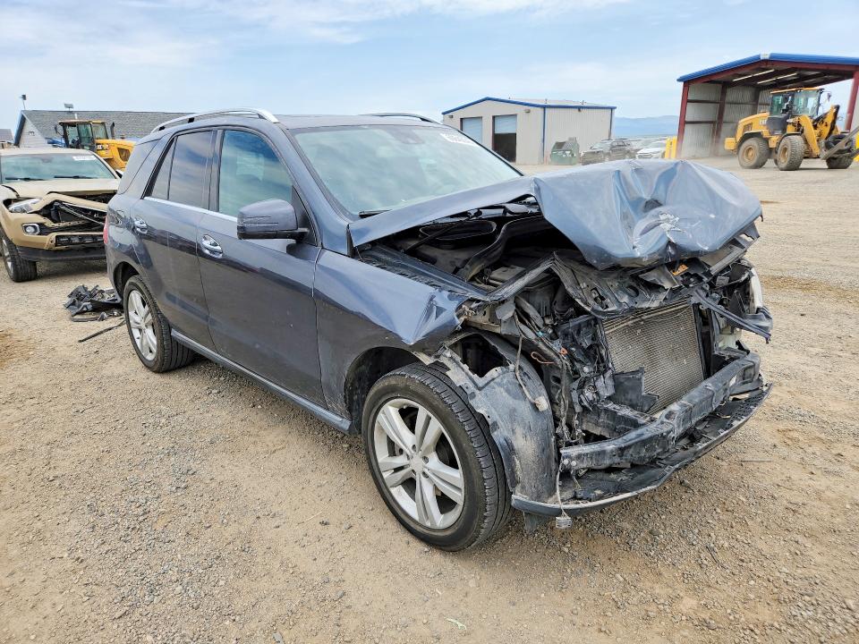 2014 Mercedes-benz M-klasse VIN 4JGDA5HBXEA363162 COPART salvage auction — FRONT END, Mt - Certificate Of Title, sold $1,350 on 2026-08-04 (photo 4)