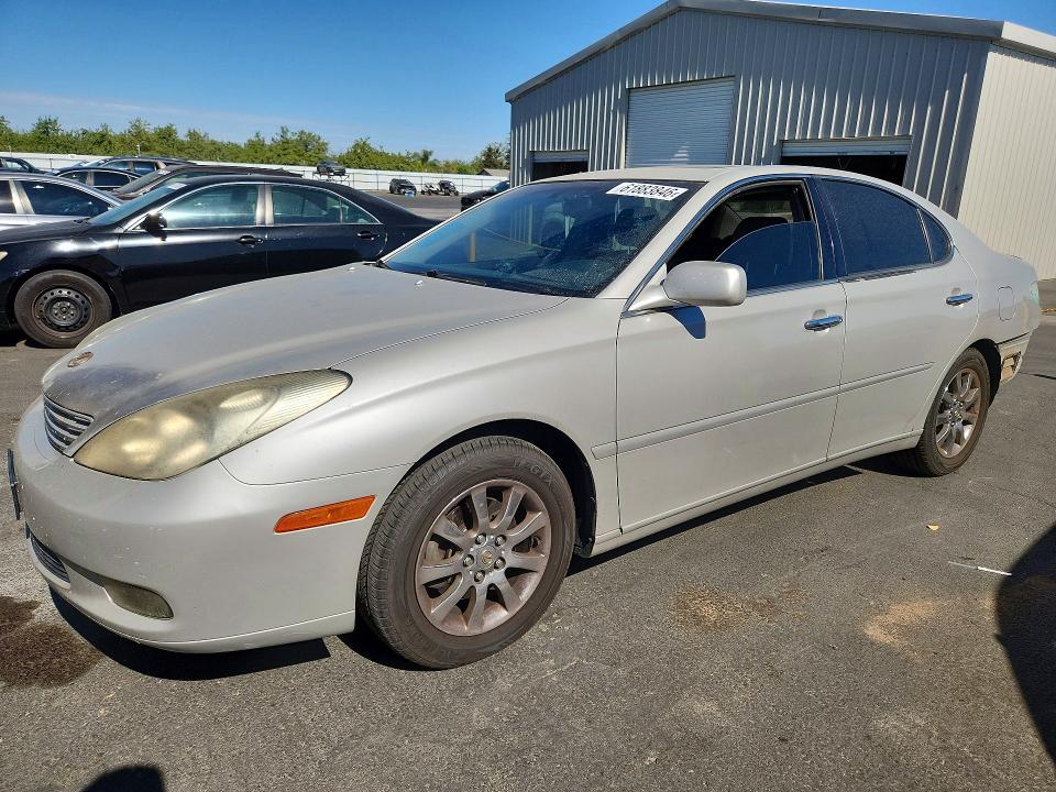 2004 Lexus Es 330 VIN JTHBA30G445045177 COPART salvage auction — REAR END, Ca - Salvage Certificate, sold $400 on 2026-07-27 (photo 1)