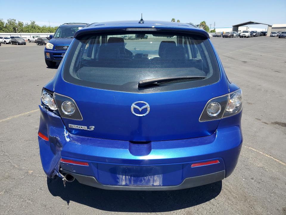 2007 Mazda 3 VIN JM1BK343371739831 COPART salvage auction — REAR END, Ca - Salvage Certificate, sold $950 on 2026-07-27 (photo 6)
