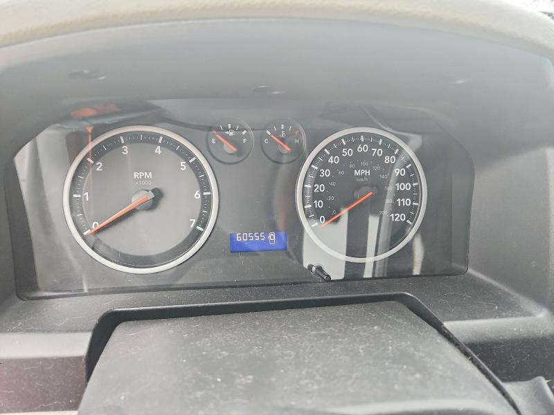 2012 Dodge Ram VIN 1C6RD6FT2CS331226 COPART salvage auction — FRONT END, Tx - Salvage Vehicle Title, sold $4,499 on 2026-08-15 (photo 9)