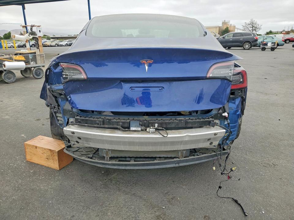2019 Tesla Model 3 VIN 5YJ3E1EBXKF497156 COPART salvage auction — REAR END, Ca - Salvage Certificate, sold $3,650 on 2026-07-14 (photo 6)