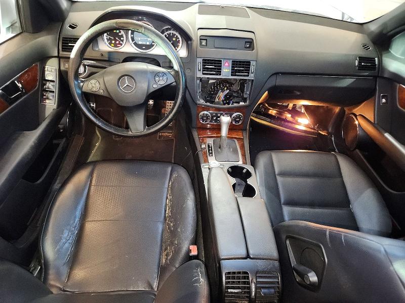 2011 Mercedes-benz C class VIN WDDGF8BB4BR140485 COPART salvage auction — WATER/FLOOD, FL - CERT OF TITLE-SLVG REBLD FLOOD, sold $525 on 2026-07-13 (photo 8)