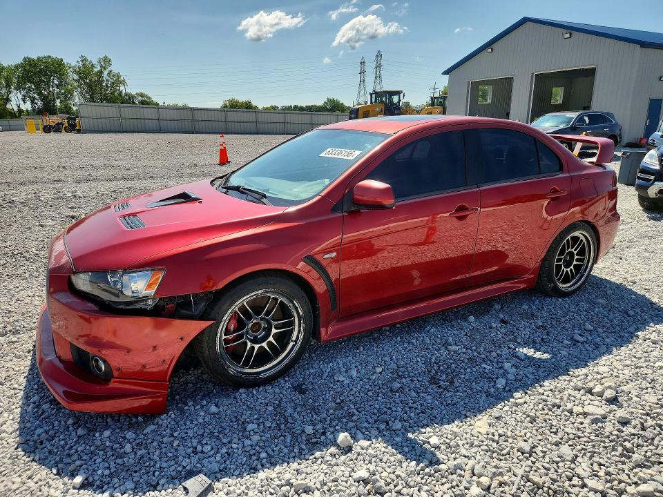 2011 Mitsubishi Lancer VIN JA32W8FV9BU046901 COPART salvage auction — FRONT END, Oh - Cert Of Title-Repossession (P), sold $12,500 on 2026-08-14 (photo 1)