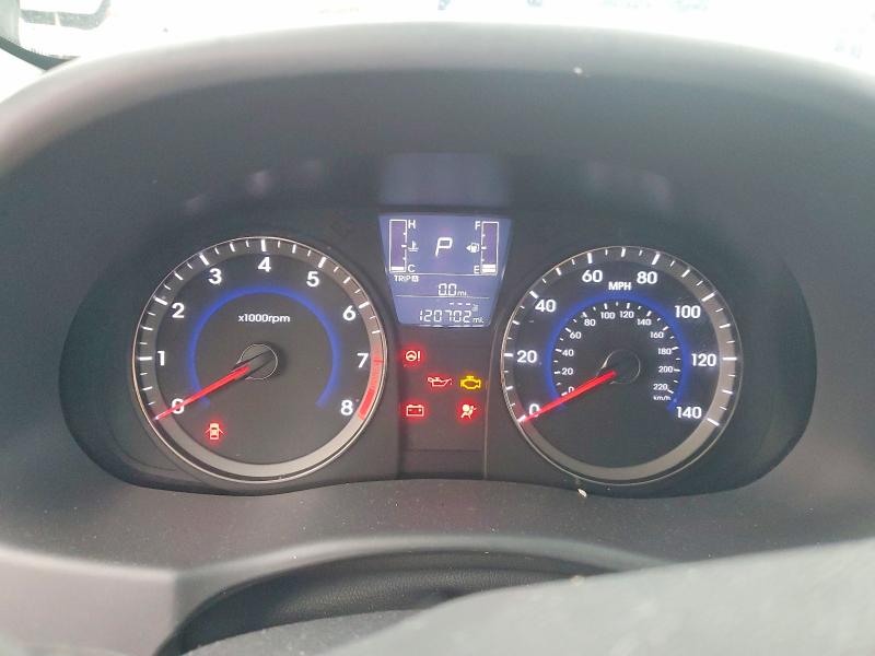 2016 Hyundai Accent VIN KMHCT4AE5GU952674 COPART salvage auction — REAR END, Md - Cert Of Title-Rebuilt Salvage, sold $575 on 2026-07-11 (photo 9)