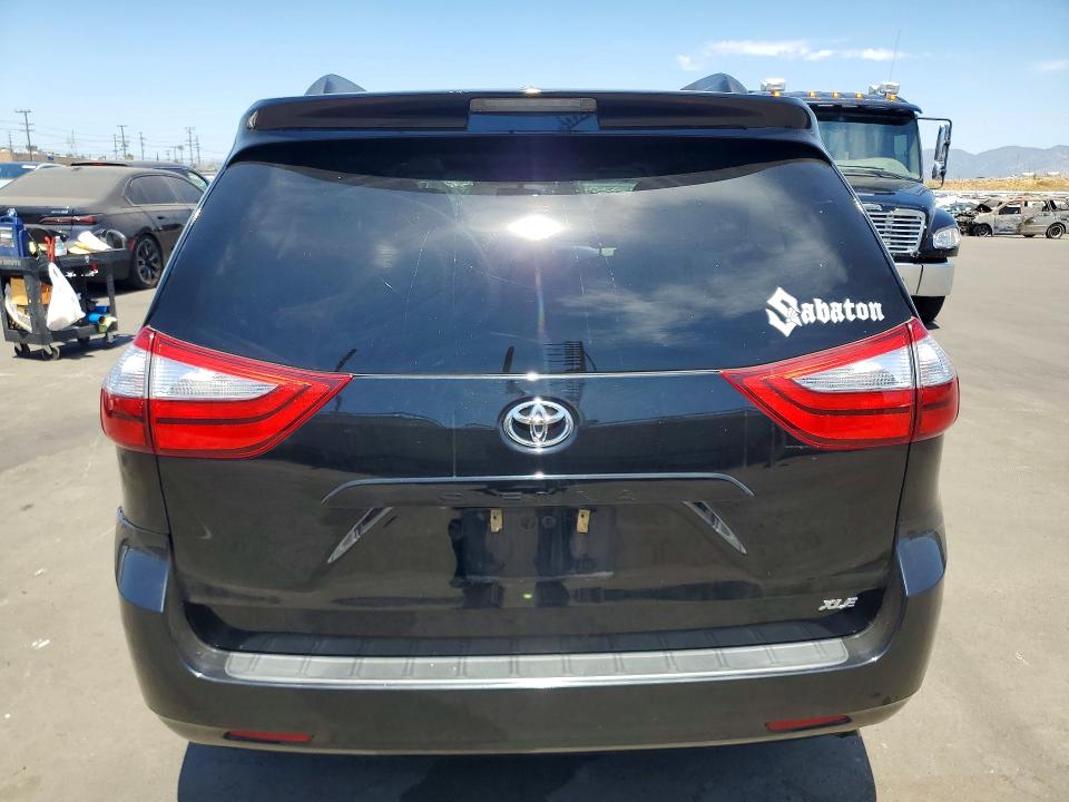 2017 Toyota Sienna VIN 5TDYZ3DC5HS870303 COPART salvage auction — FRONT END, CA - SALVAGE CERTIFICATE, sold $4,100 on 2026-07-29 (photo 6)