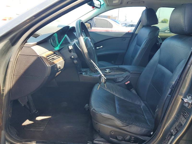 2004 BMW 5er VIN WBANA53564B175495 COPART salvage auction — NORMAL WEAR, Ca - Salvage Certificate, sold $250 on 2026-08-04 (photo 7)