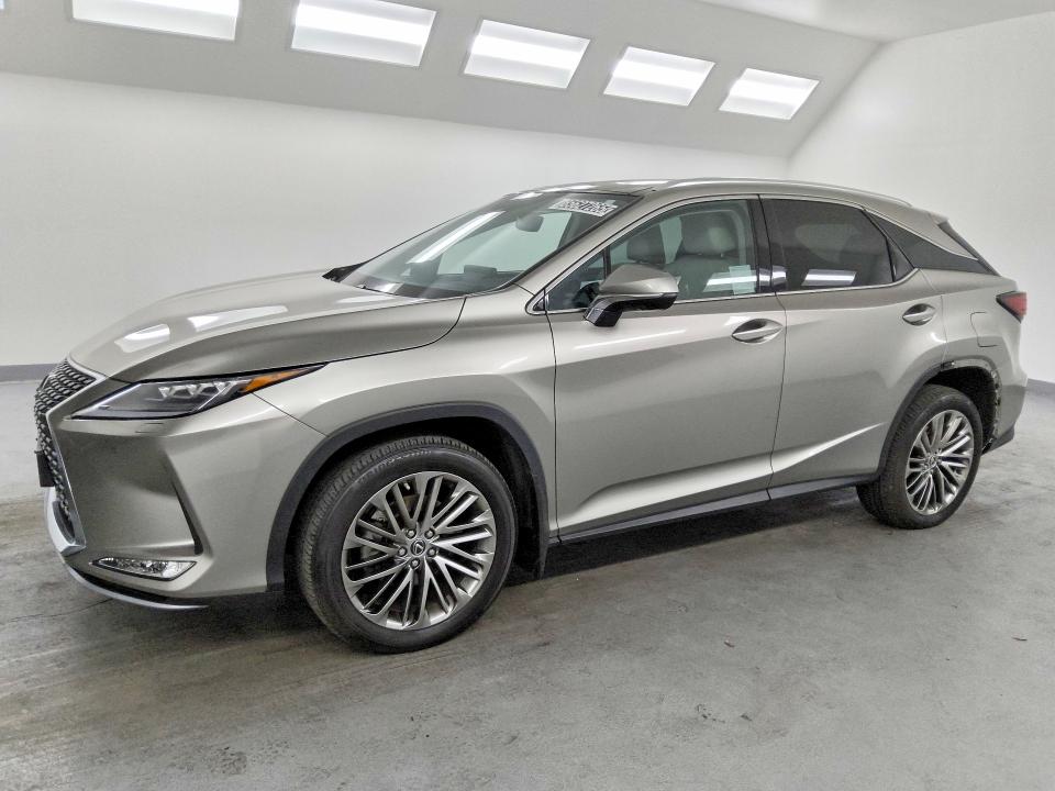 2022 Lexus Rx 350 VIN 2T2JZMAA8NC260177 COPART salvage auction — REAR END, Ca - Certificate Of Title, sold $20,250 on 2026-07-28 (photo 1)