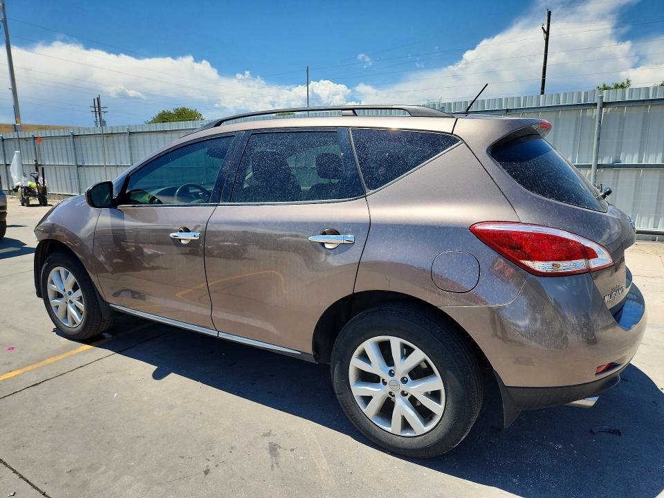 2011 Nissan Murano VIN JN8AZ1MW5BW181616 COPART salvage auction — FRONT END, CO - PUBLIC - SALVAGE TITLE, sold $275 on 2026-07-29 (photo 2)