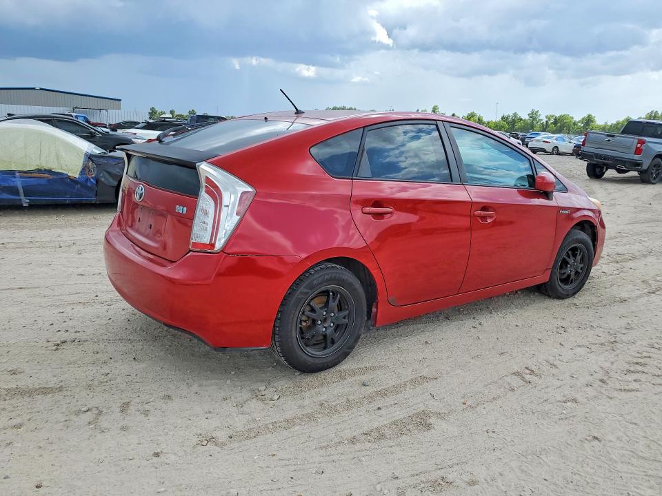 2013 Toyota Prius VIN JTDKN3DU4D0338032 COPART salvage auction — MECHANICAL, Tx - Certificate Of Title, sold $725 on 2026-07-28 (photo 3)