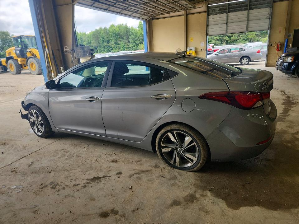 2015 Hyundai Elantra VIN KMHDH4AE8FU222908 COPART salvage auction — FRONT END, Va - Certificate Of Title, sold $125 on 2026-07-21 (photo 2)