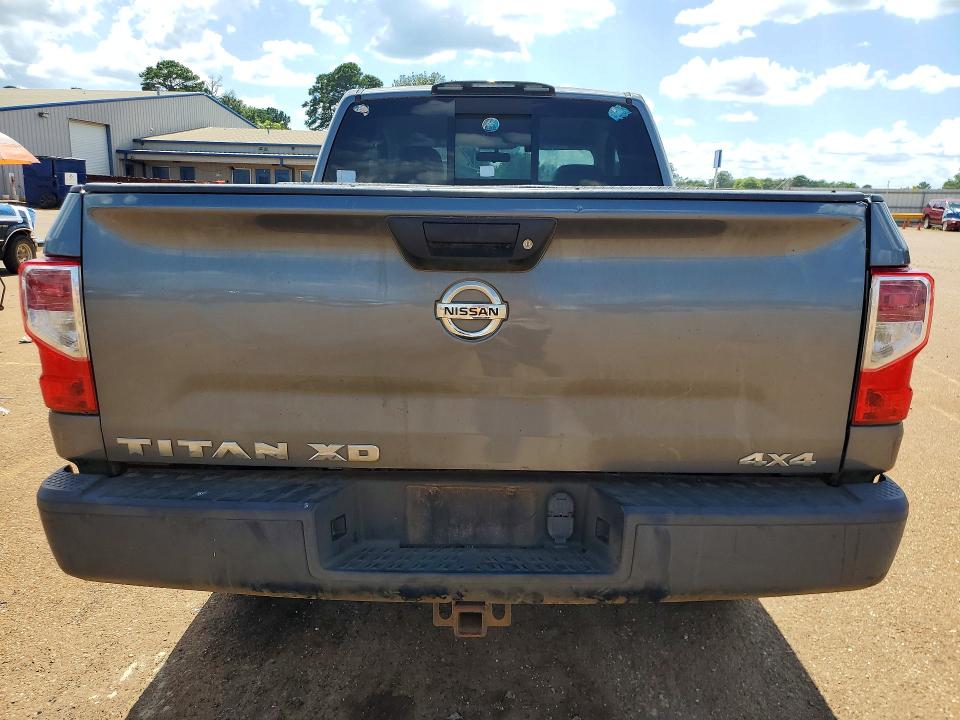 2017 Nissan TITAN VIN 1N6BA1C37HN561812 COPART salvage auction — MINOR DENT/SCRATCHES, TX - CERTIFICATE OF TITLE, sold $4,200 on 2026-08-03 (photo 6)