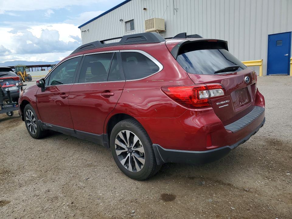 2016 Subaru Outback VIN 4S4BSAJC2G3294703 COPART salvage auction — FRONT END, Az - Cert Of Title - Salvage, sold $5,200 on 2026-07-31 (photo 2)