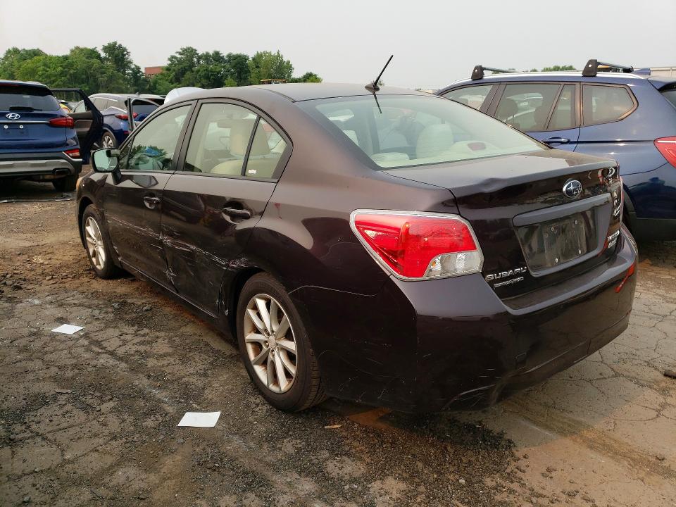 2013 Subaru Impreza VIN JF1GJAC60DH021560 COPART salvage auction — SIDE, CT - CERT OF TITLE-SALVAGE, sold $450 on 2026-07-28 (photo 2)