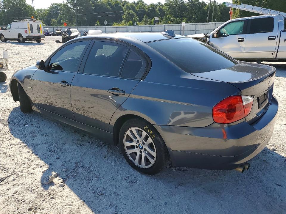 2007 BMW 3 series VIN WBAVA37577NL17242 COPART salvage auction — SIDE, GA - CERT OF TITLE-SALVAGE (P), sold $425 on 2026-07-22 (photo 2)
