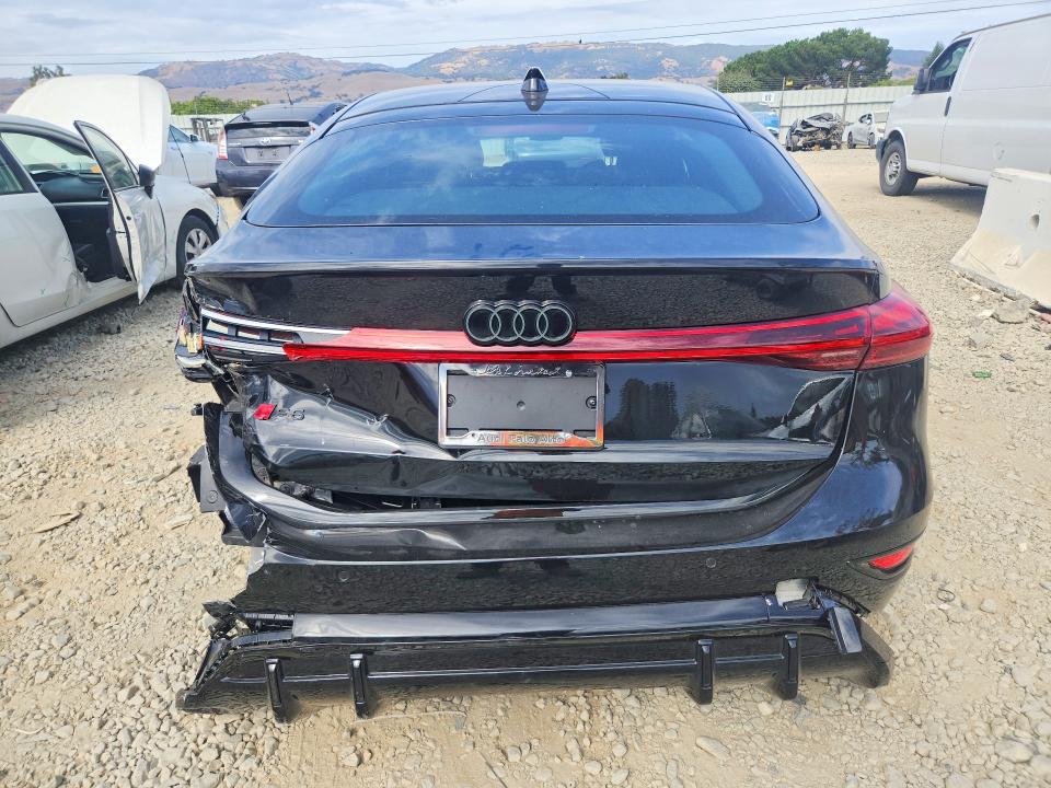 2025 Audi S6 VIN WAU3EAGH0SA020968 COPART salvage auction — REAR END, CA - SALVAGE CERTIFICATE, sold $27,250 on 2026-09-08 (photo 6)