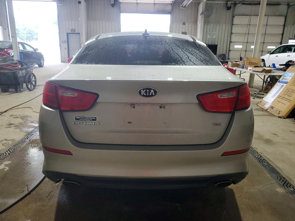 2015 Kia Optima VIN 5XXGM4A72FG454876 COPART salvage auction — FRONT END, PA - CERTIFICATE OF SALVAGE, sold $125 on 2026-07-30 (photo 6)