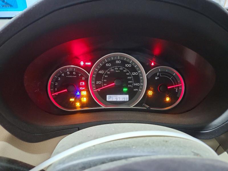 2009 Subaru Impreza VIN JF1GH63649H811699 COPART salvage auction — NORMAL WEAR, NH - CERTIFICATE OF TITLE, sold $275 on 2026-07-21 (photo 9)