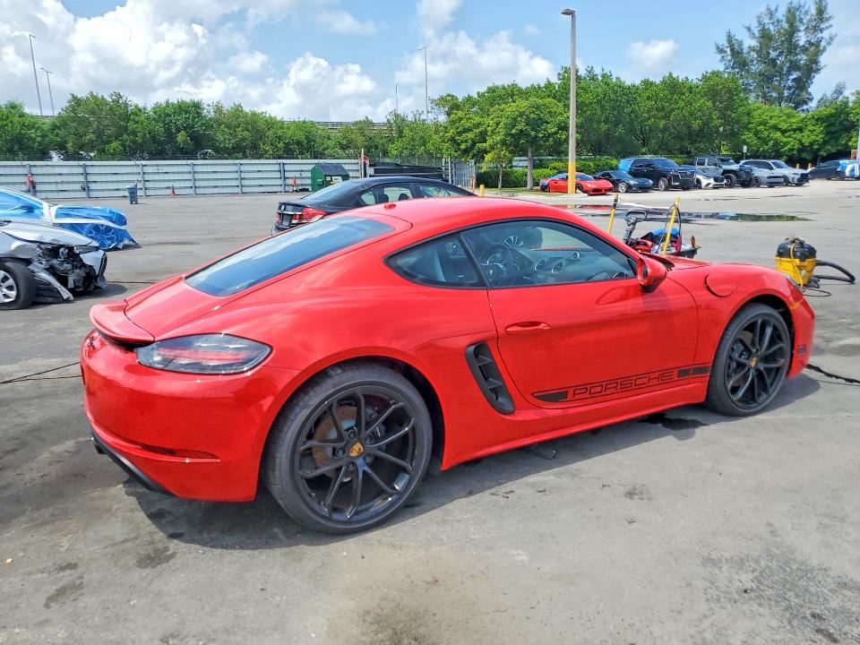 2025 Porsche Cayman VIN WP0AA2A84SK255856 COPART salvage auction — FRONT END, Fl - Cert Of Title Slvg Rebuildable (P), sold $60 on 2026-07-29 (photo 3)