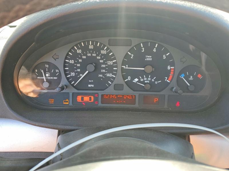 2002 BMW 3 series VIN WBAEV33492KL68351 COPART salvage auction — REAR END, Ca - Dis/Dlr/Exp Only Lien Papers (P), sold $300 on 2026-07-27 (photo 9)