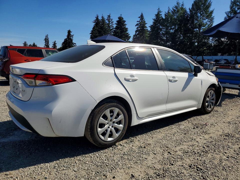 2021 Toyota Corolla VIN 5YFEPMAE4MP218991 COPART salvage auction — FRONT END, Wa - Bill Of Sale, sold $5,500 on 2026-07-14 (photo 3)