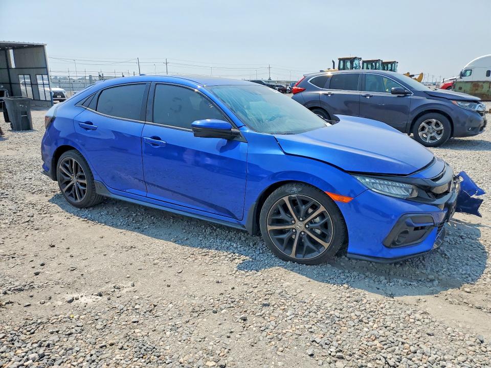 2020 Honda Civic VIN SHHFK7H98LU222323 COPART salvage auction — FRONT END, CO - SALVAGE TITLE (P), sold $550 on 2026-07-28 (photo 4)