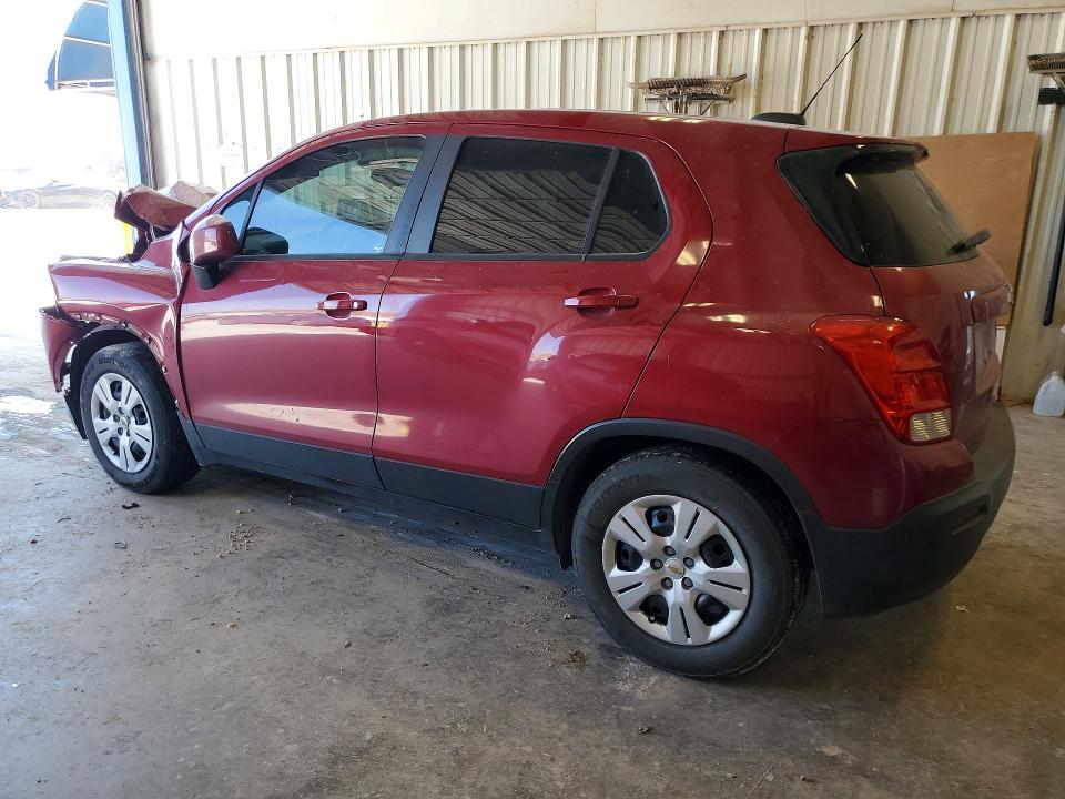 2015 Chevrolet Trax VIN KL7CJKSBXFB249355 COPART salvage auction — FRONT END, Tx - Salvage Vehicle Title, sold $200 on 2026-07-31 (photo 2)