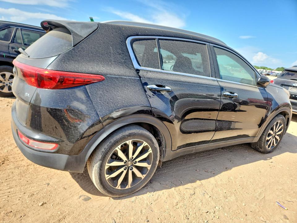 2017 Kia Sportage VIN KNDPN3AC5H7074852 COPART salvage auction — REAR END, Tx - Certificate Of Title (P), sold $2,650 on 2026-07-16 (photo 3)