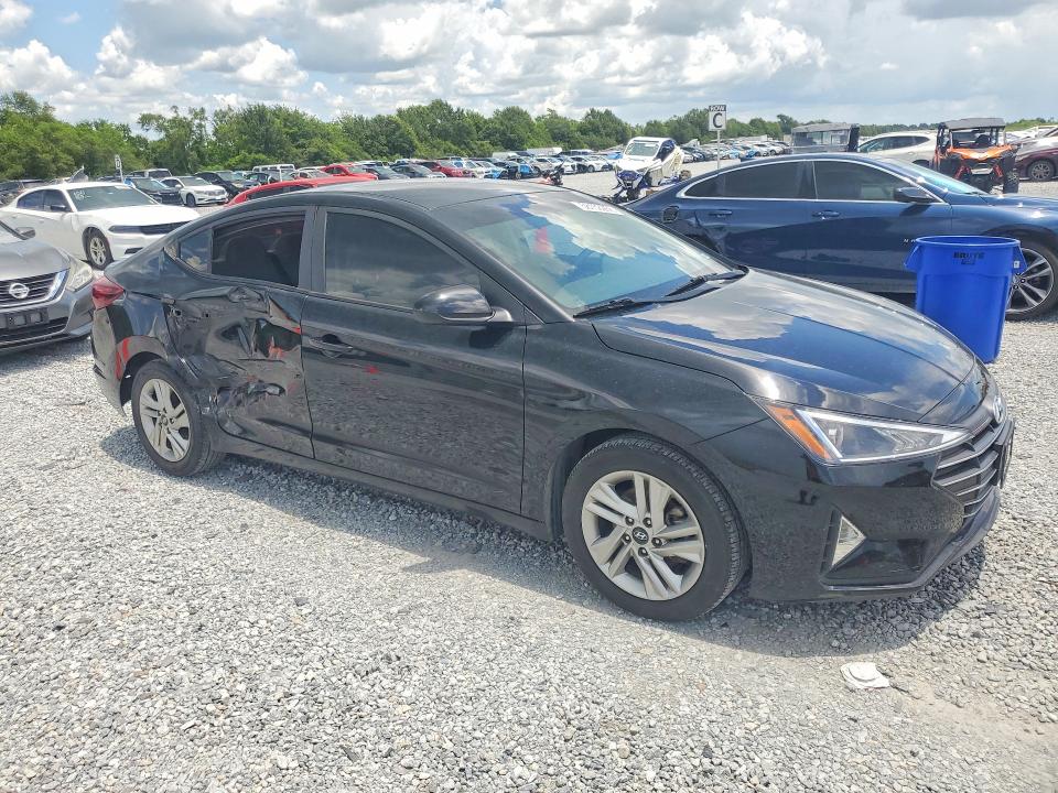 2020 Hyundai Elantra VIN KMHD84LF6LU039458 COPART salvage auction — SIDE, Salvage Title, sold $500 on 2026-07-27 (photo 4)