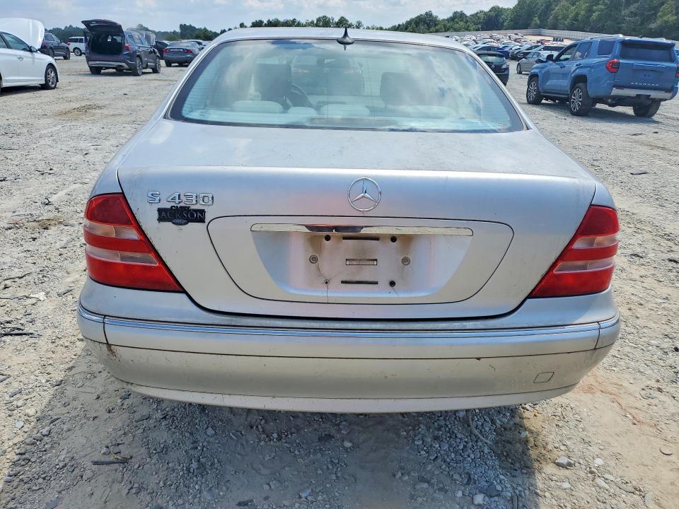 2000 Mercedes-benz S class VIN WDBNG70JXYA116314 COPART salvage auction — MINOR DENT/SCRATCHES, GA - CERT OF TITLE-COURT ORDER, sold $425 on 2026-07-15 (photo 6)
