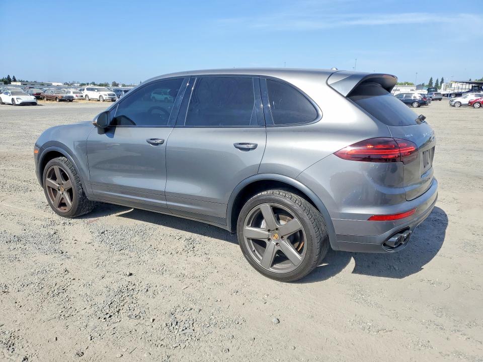 2016 Porsche Cayenne VIN WP1AA2A26GLA10696 COPART salvage auction — FRONT END, Ca - Salvage Certificate, sold $6,100 on 2026-07-09 (photo 2)