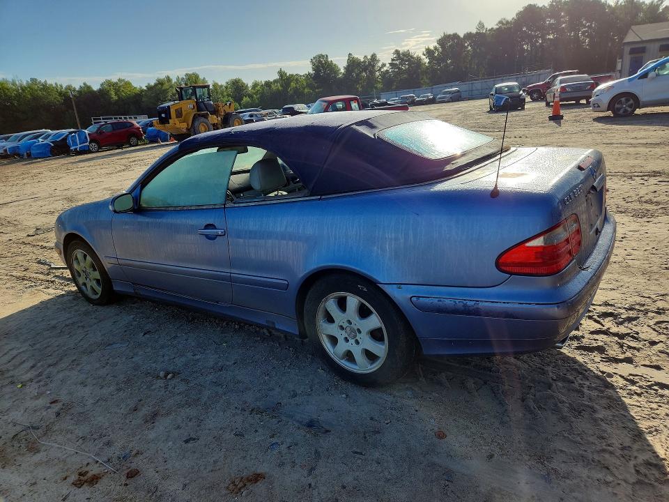 2001 Mercedes-benz Clk-class VIN WDBLK65G21T060473 COPART salvage auction — WATER/FLOOD, Fl - Certificate Of Title, sold $325 on 2026-07-17 (photo 2)
