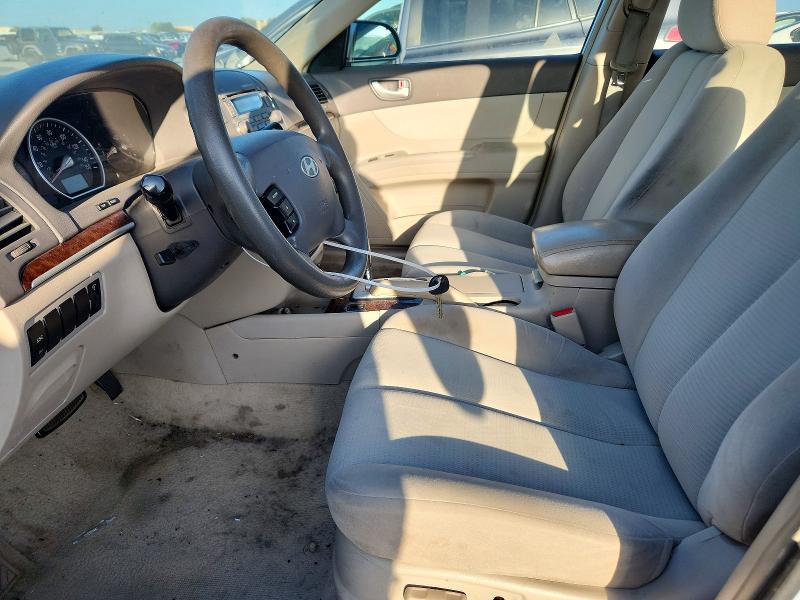2008 Hyundai Sonata VIN 5NPET46C28H381502 COPART salvage auction — FRONT END, Tx - Salvage Vehicle Title, sold $550 on 2026-07-16 (photo 7)