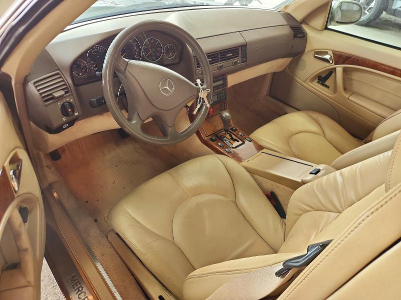 1999 Mercedes-benz Sl-class VIN WDBFA68F8XF186637 COPART salvage auction — FRONT END, WI - CERTIFICATE OF TITLE, sold $1,050 on 2026-07-27 (photo 8)