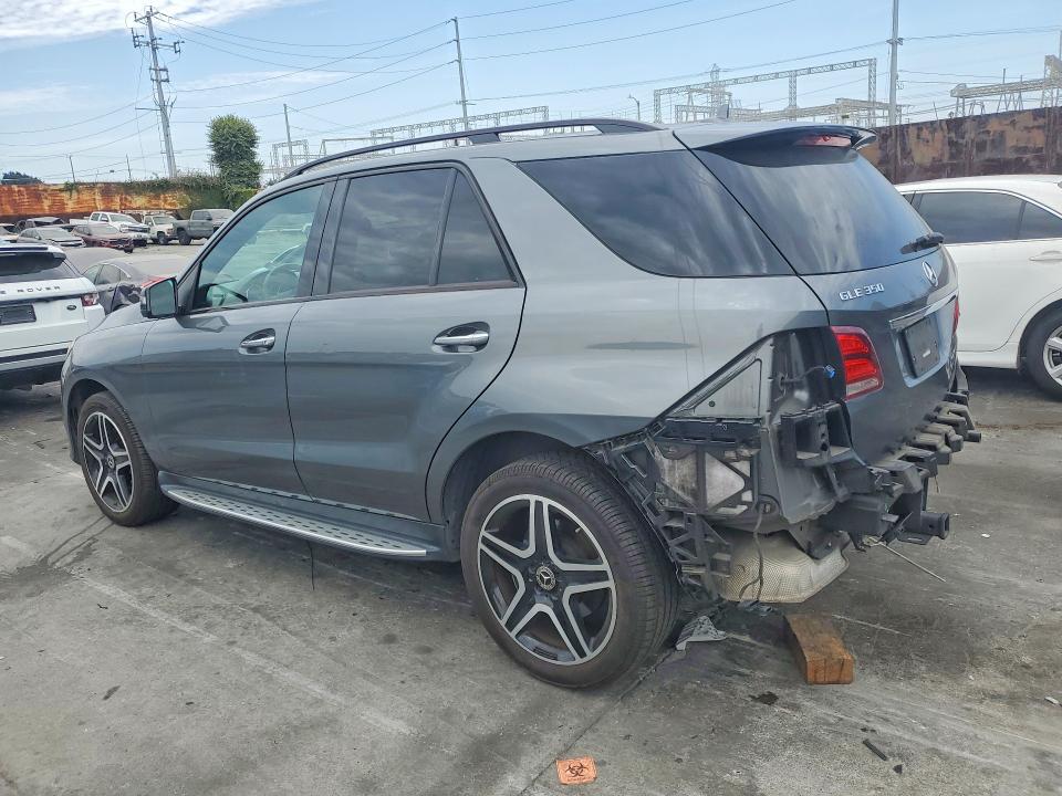 2017 Mercedes-benz Gle VIN 4JGDA5JB2HA908009 COPART salvage auction — REAR END, Ca - Salvage Certificate, sold $8,100 on 2026-07-22 (photo 2)